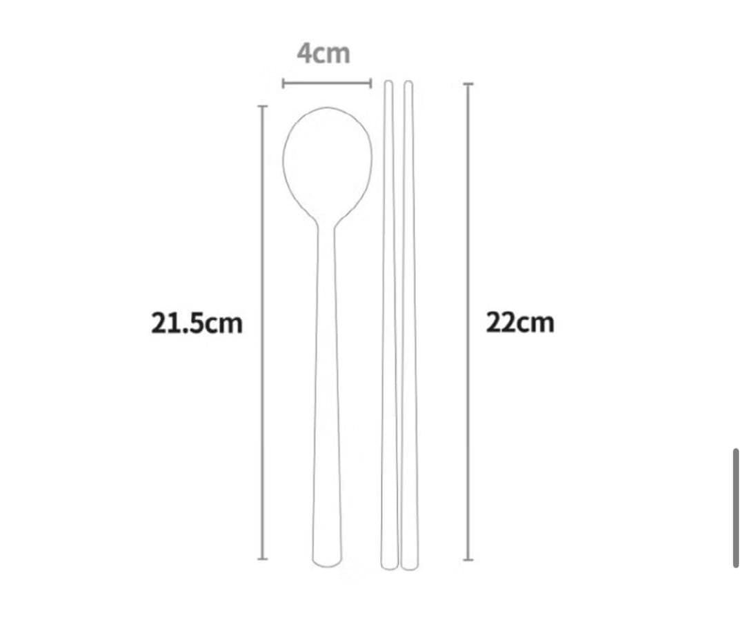 高級 スプーン箸5組セット 韓国 ステンレス つや消し sus316L