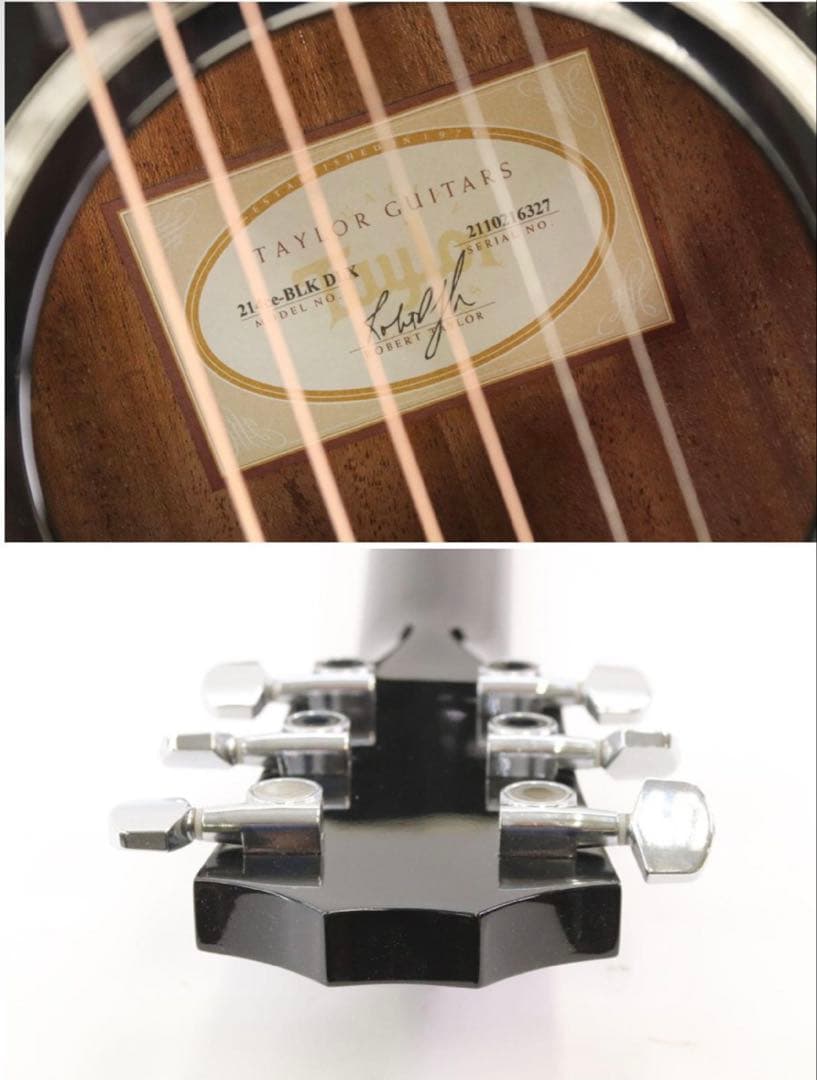 【美品】Taylor 214CE DLX BLK テイラー アコギ ブラック