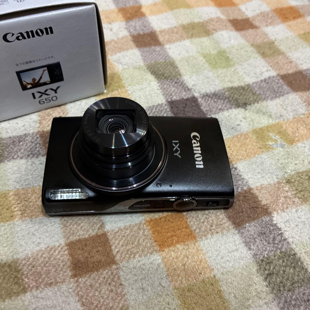 Canon IXY 650 コンパクトデジタルカメラ　ブラック
