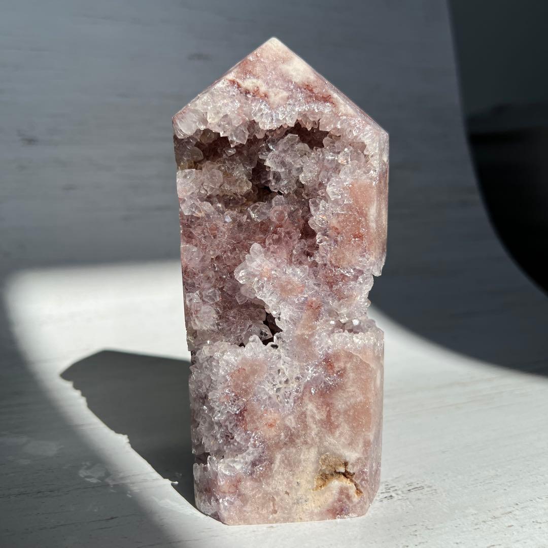 天然石　ピンクアメジスト　タワー