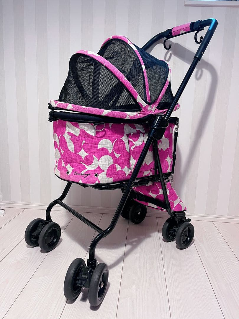 シャンアンジェ　天使のカート　ペットカート ピンク