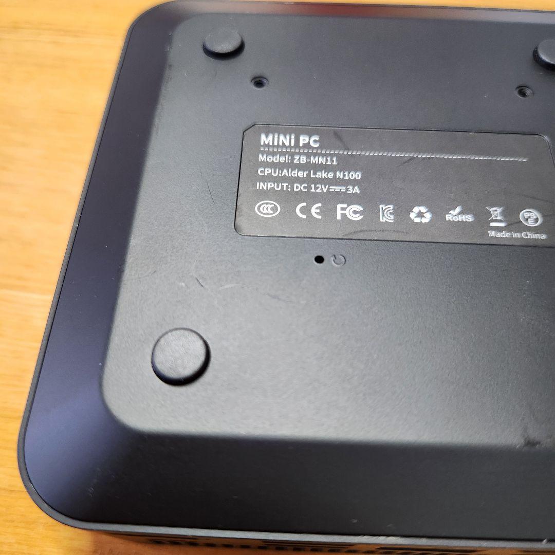 ミニPC intel N 100 16GB RAM 512G SSD