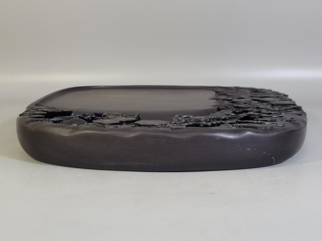 DT523 中国 書道具 端渓 雲龍 硯 文房四宝