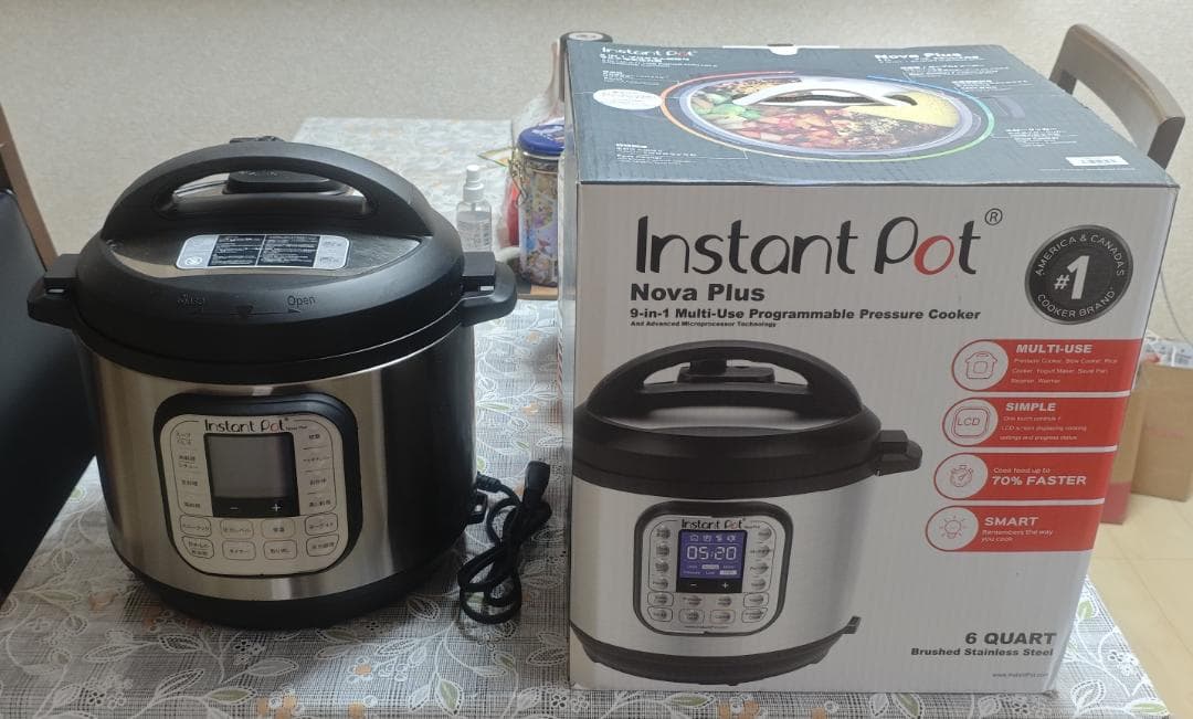 Instant Pot 9-in-1 6.0L マルチ電気圧力鍋