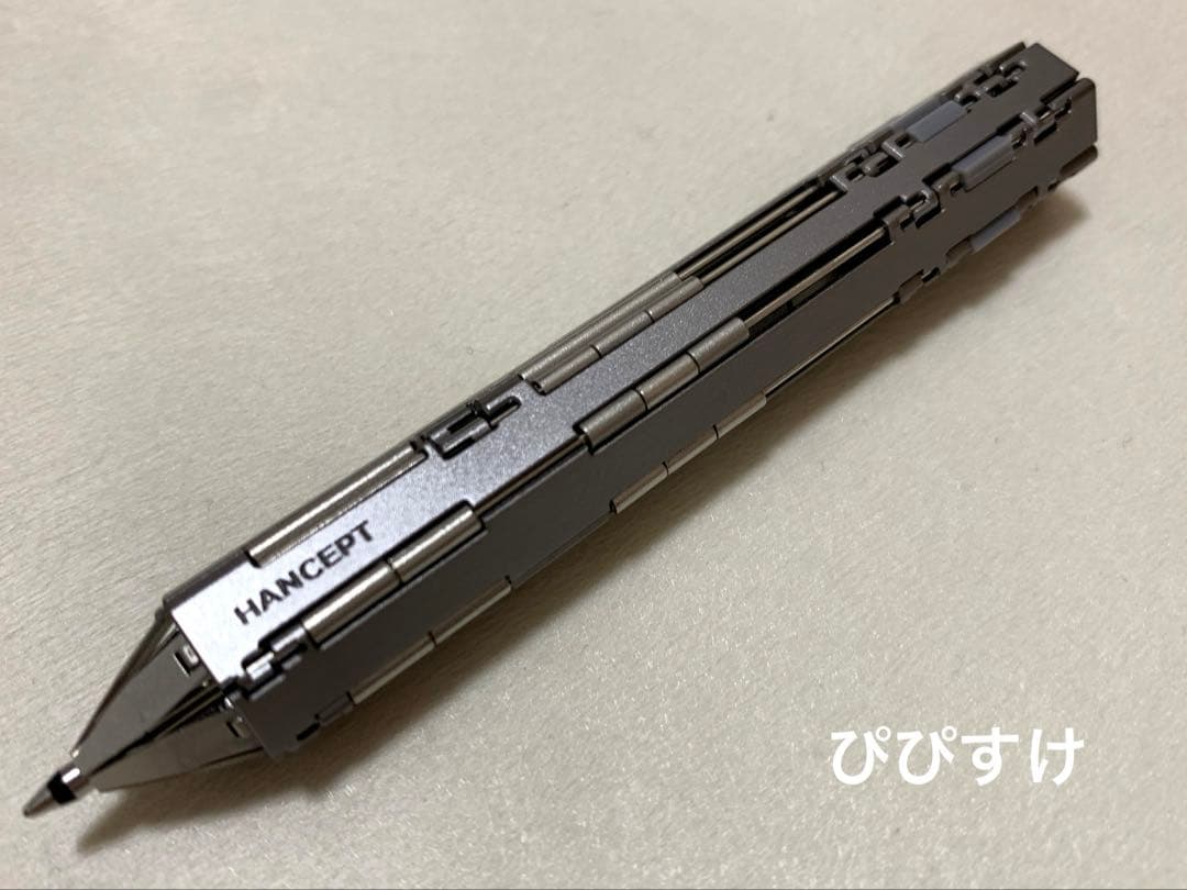 HANCEPT ZERO ハンセプトゼロ カード型変形ボールペン　ダークシルバー