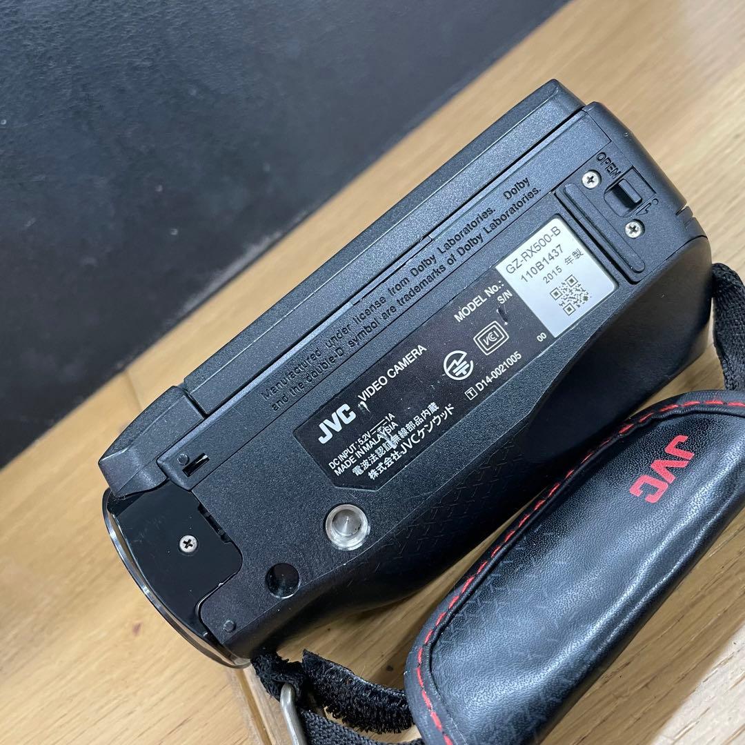 動作品 JVC Everio GZ-RX500 防水 防塵 ハンディカム