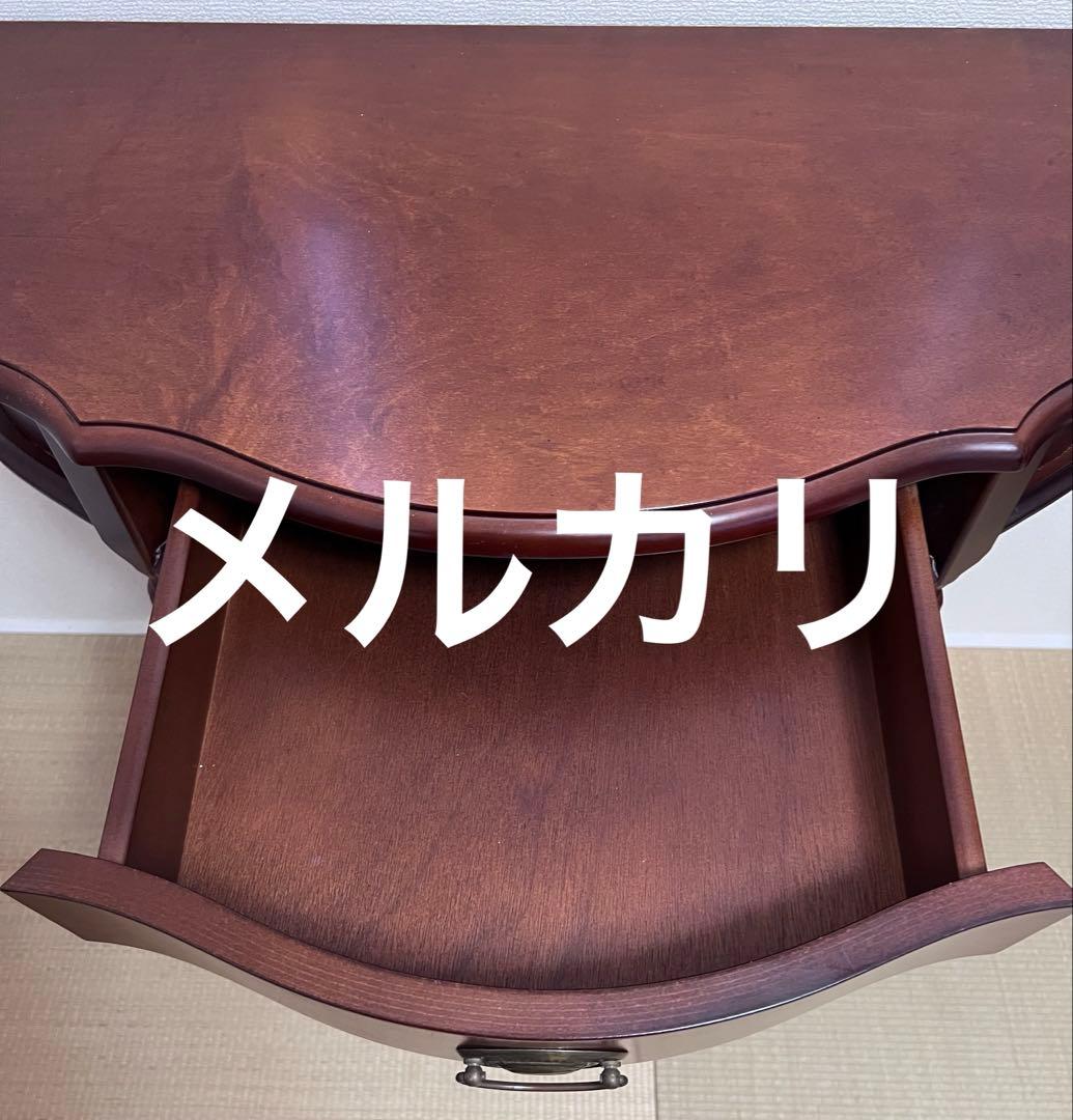 ノ*\"様 花台、サイドテーブル、カフェテーブルなど引き出し付き