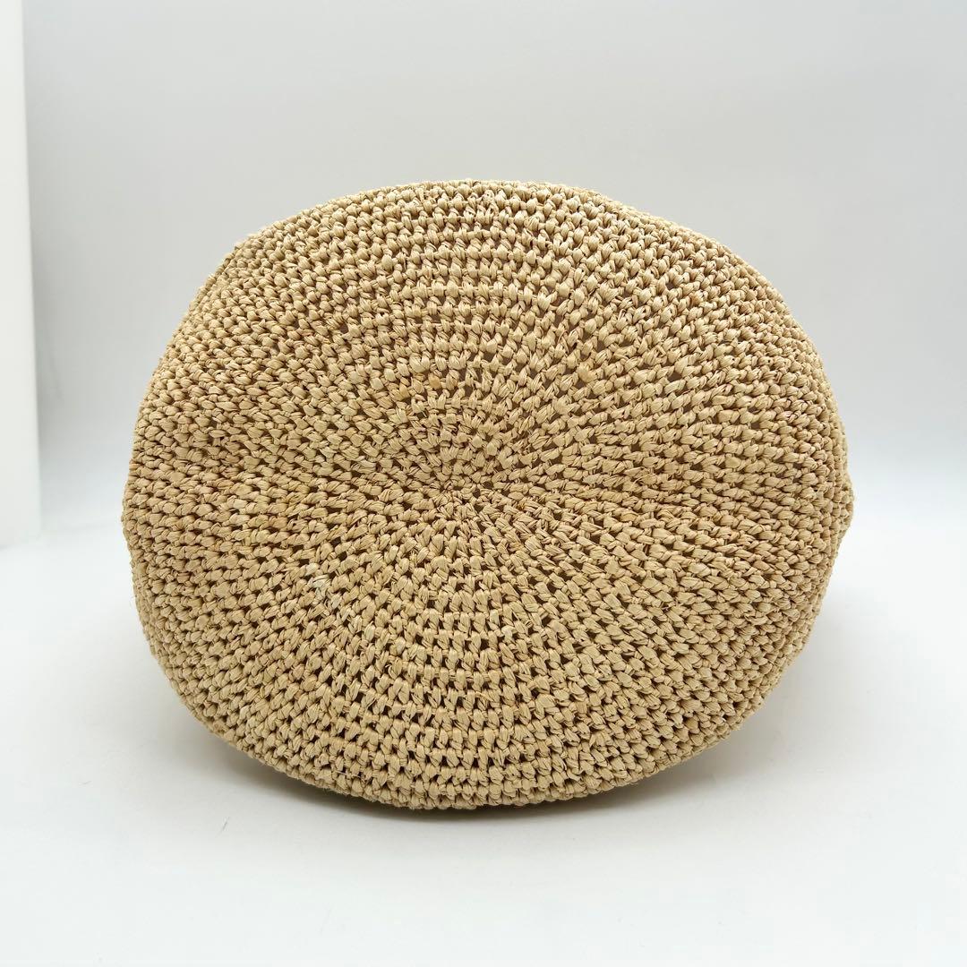 未使用級　ヘレンカミンスキー　ワンショルダーバッグ　カゴ　ラフィア　A4　肩掛け