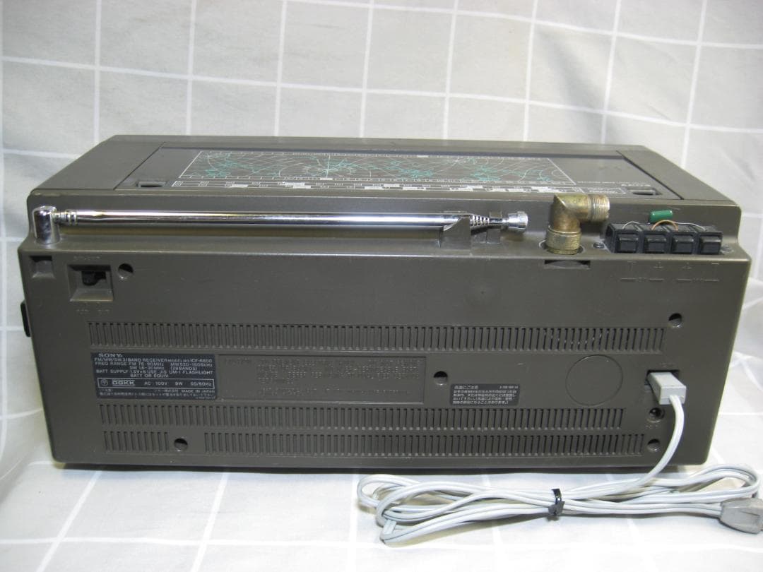 ソニー FM/MW/SW 31バンドレシーバー ICF-6800 動作品