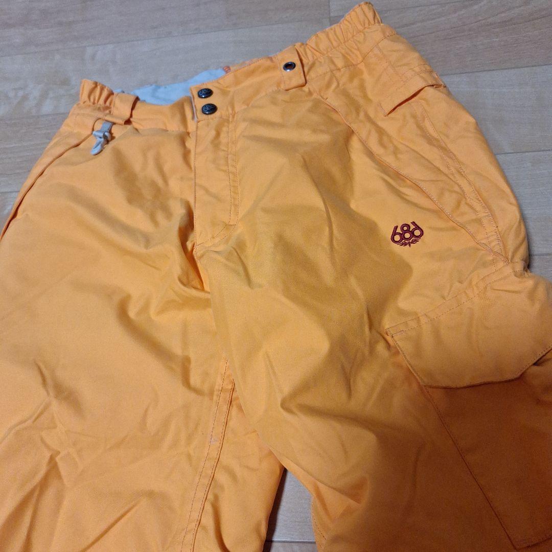 スノーボードウェア686 　ブラック/オレンジ