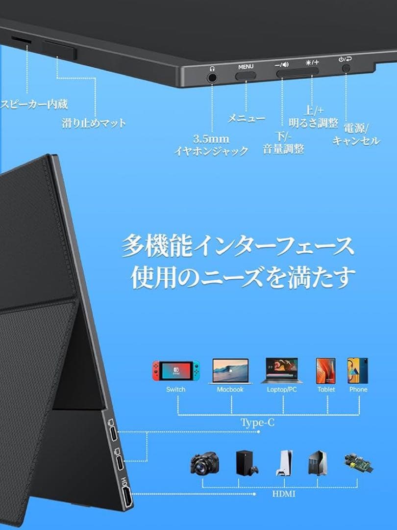 cocopar 15.6 モニター