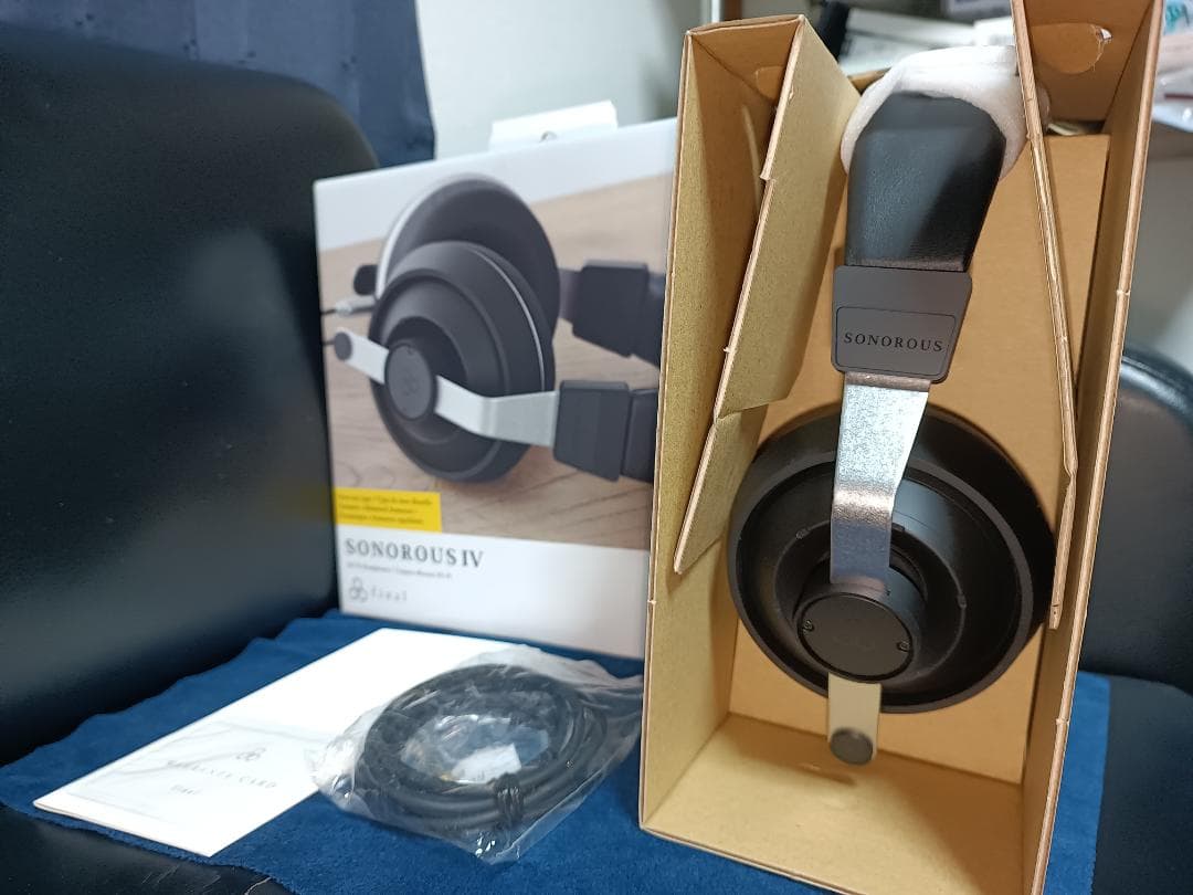 希少新同品 final SONOROUS Ⅳ バランスドアーマチュアヘッドホン