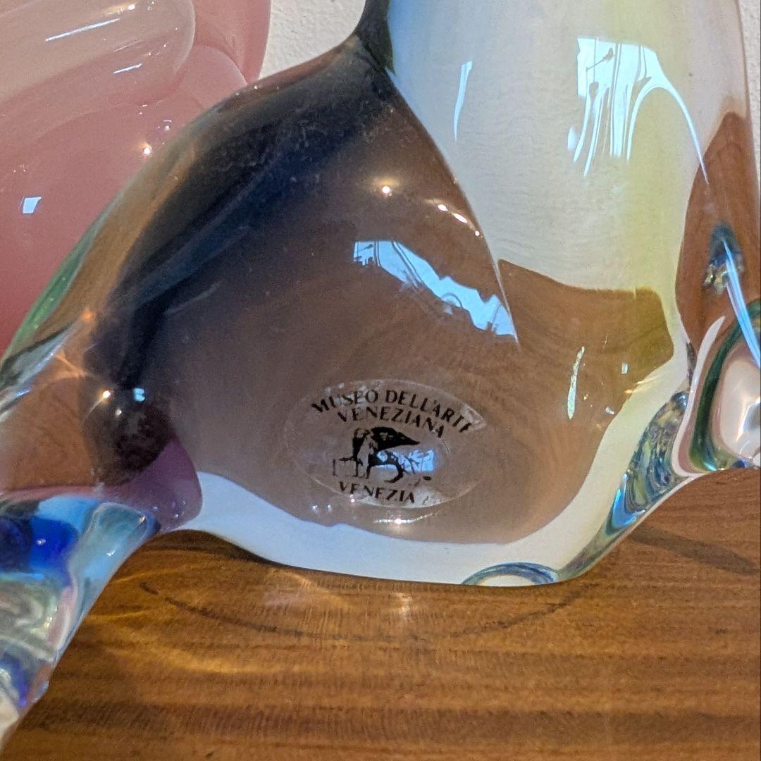 イタリア　ヴェネチア　ガラス工芸品　murano　3点セット