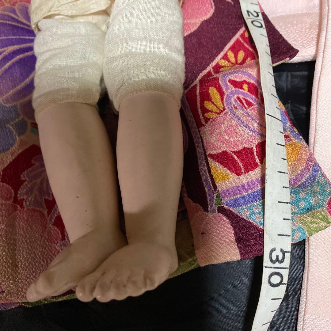 小さ目　市松人形　竹内益次郎　作　男の子　大正時代　３０ｃｍ位