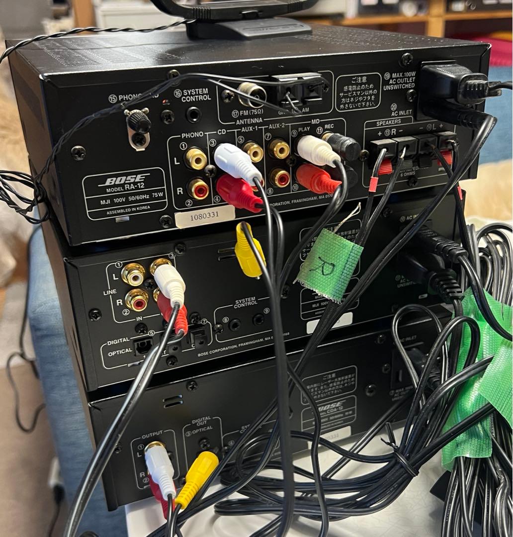 中古 ボーズ BOSE CDA-12 MDA-12 RA-12 AM-5Ⅲセット