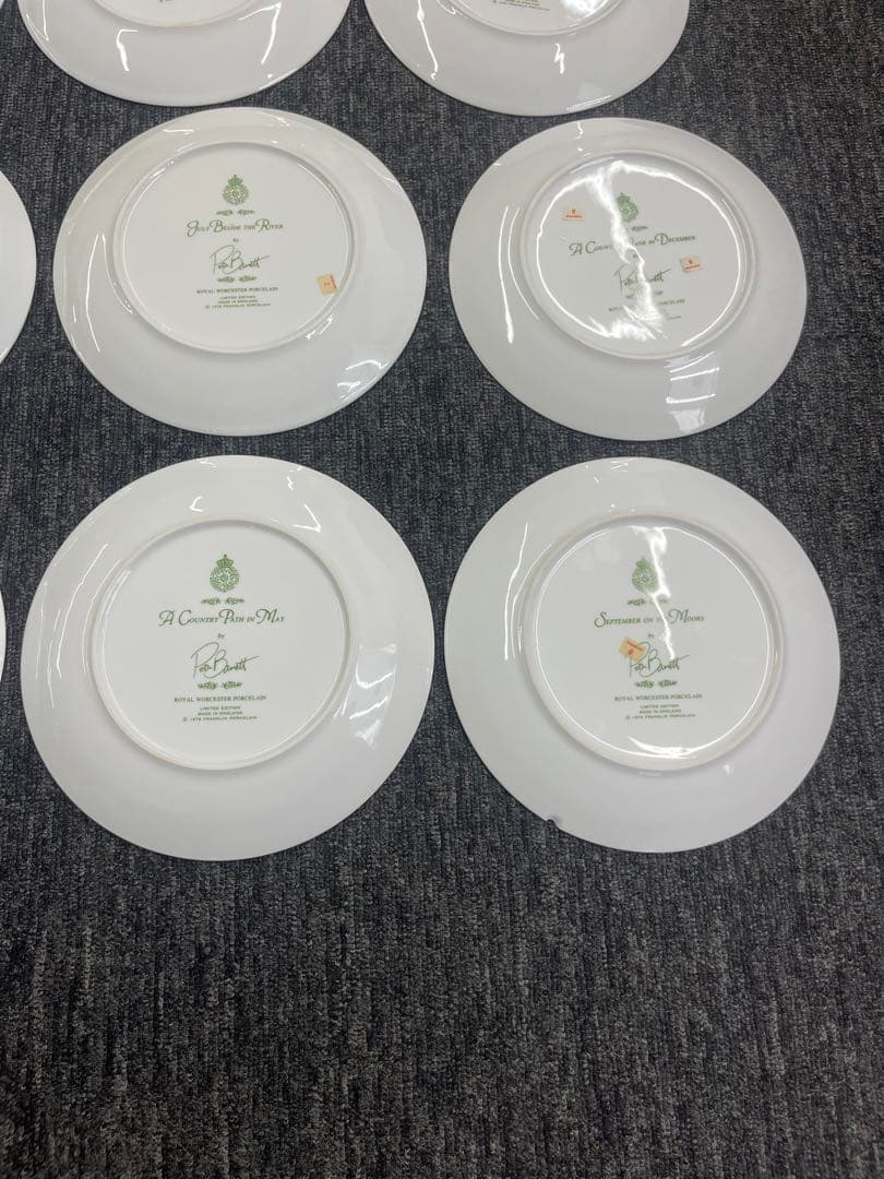 ロイヤルウースター  WORCESTER 12枚セット　飾り皿