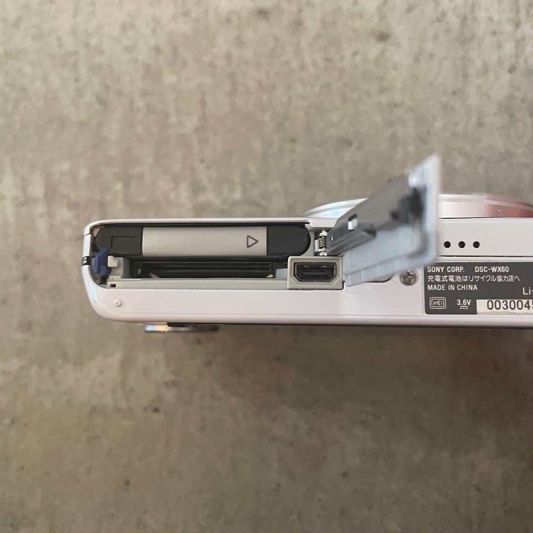 SONY Cyber-shot 16.2MP コンパクトデジタルカメラ ホワイト