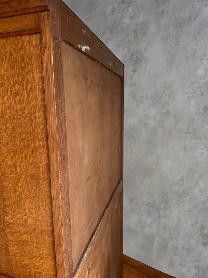 極美品　フランスアンティークガラスキャビネット　イギリスアンティーク　ネコ脚