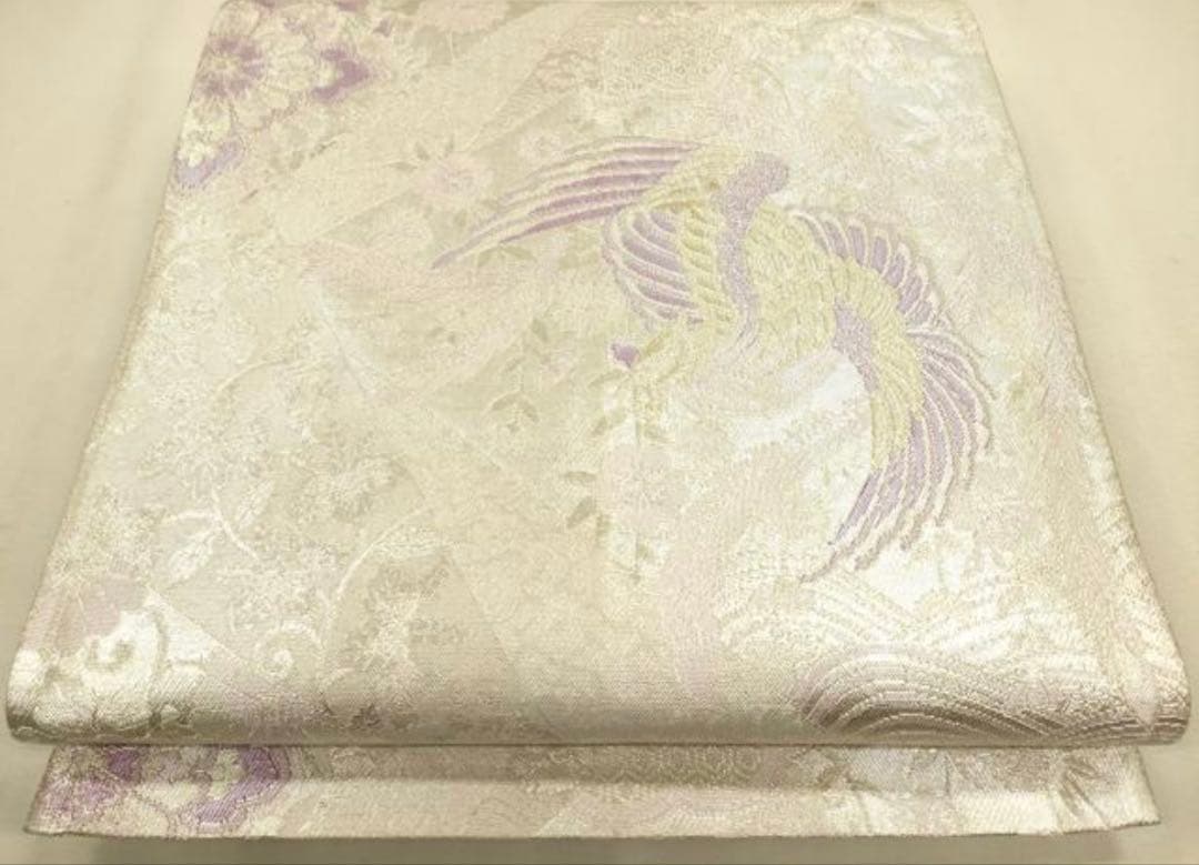 振袖フルセット6点サイズＬ糸巻文　暈し染め　金彩　正絹