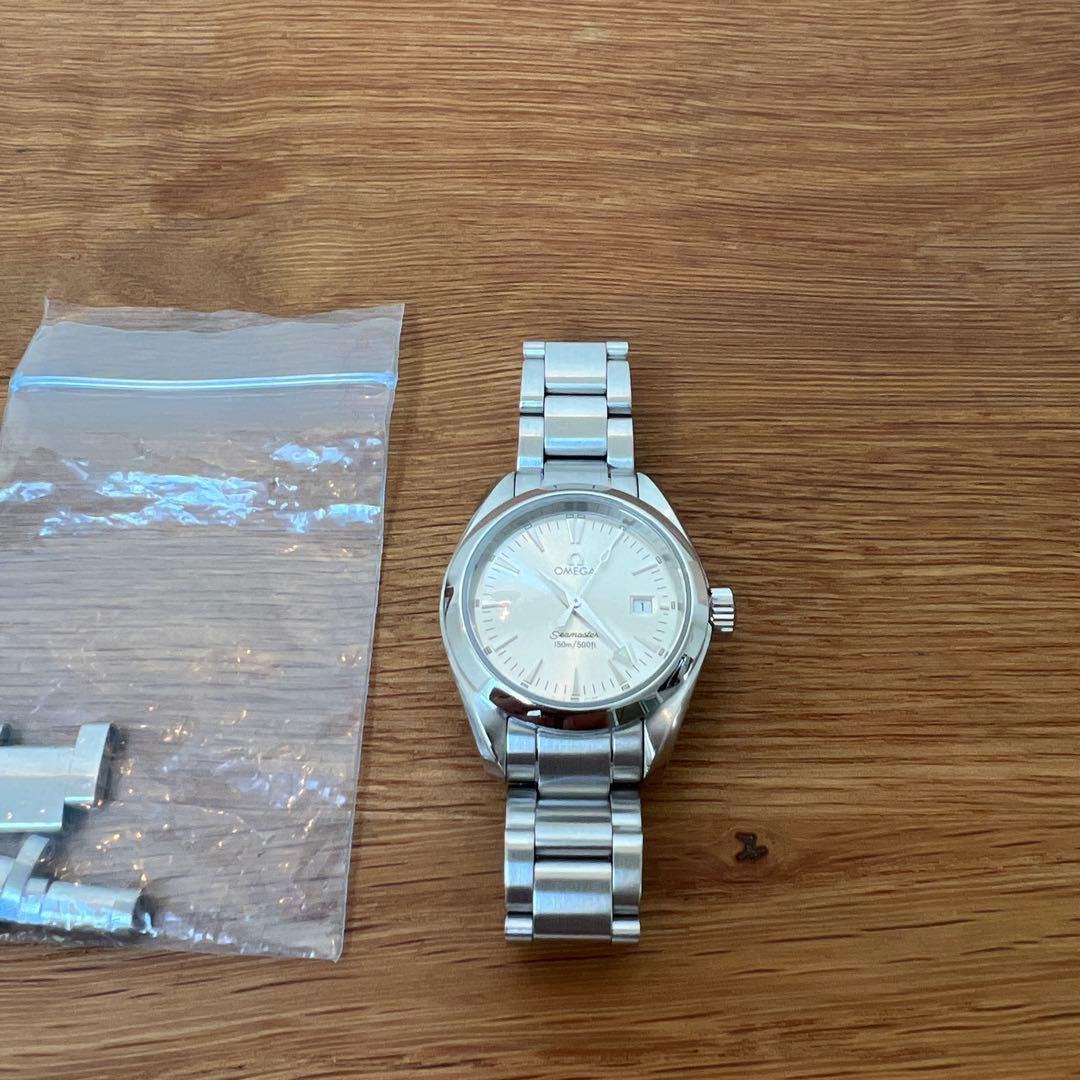 オメガ　シーマスター　アクアテラ　レディース　極美品　8月末にオーバーホール済み
