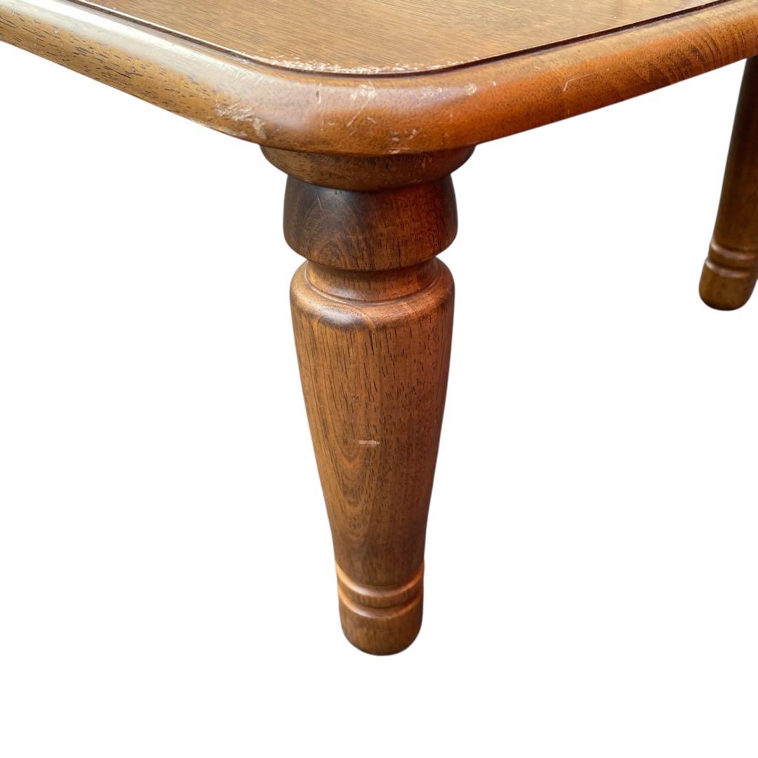 カントリー北欧調　ローテーブル　ナチュラルウッド　木製　デスク　サイドテーブル