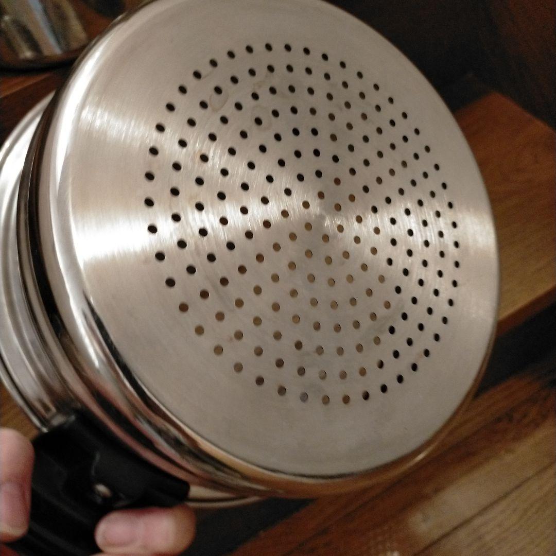 アムウェイ Amway Queen シチューパン　4リットル スチーマー付