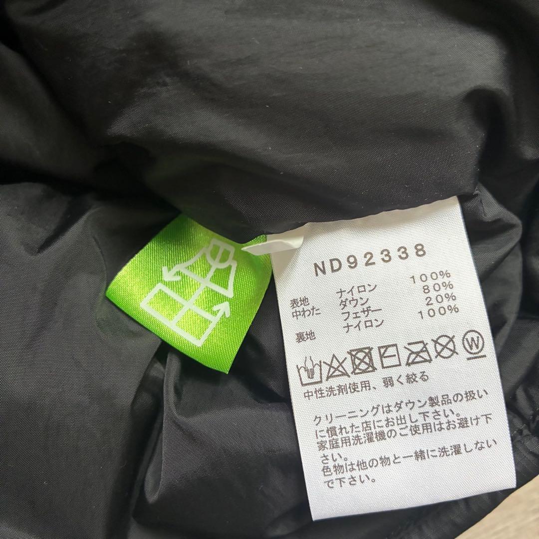 りりり美品 THE NORTH FACE ダウンヌプシベスト M　ブラック