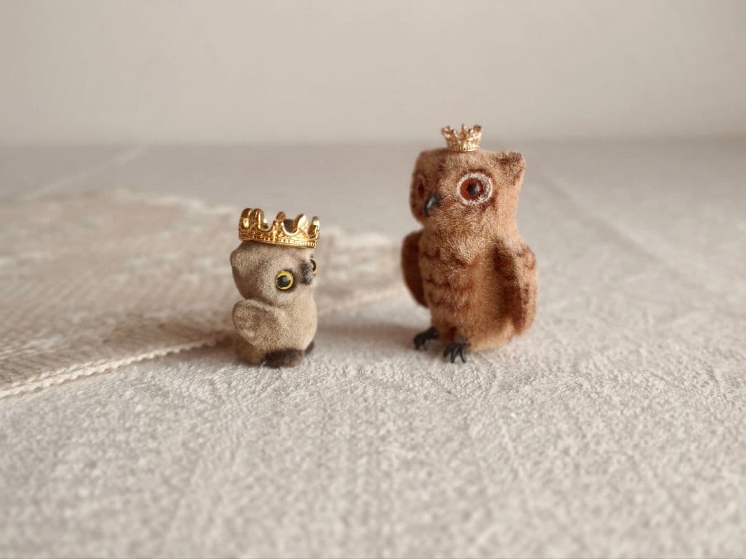 * vintage owls ❀ おちゃめな フクロウさん set