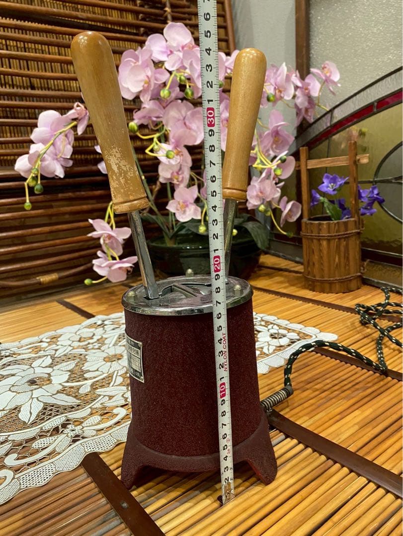 藤原式裁縫用電化鏝 双矢電気 裁縫コテ