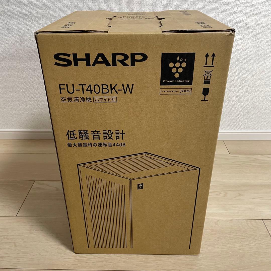 SHARP FU-T40BK-W 空気清浄機