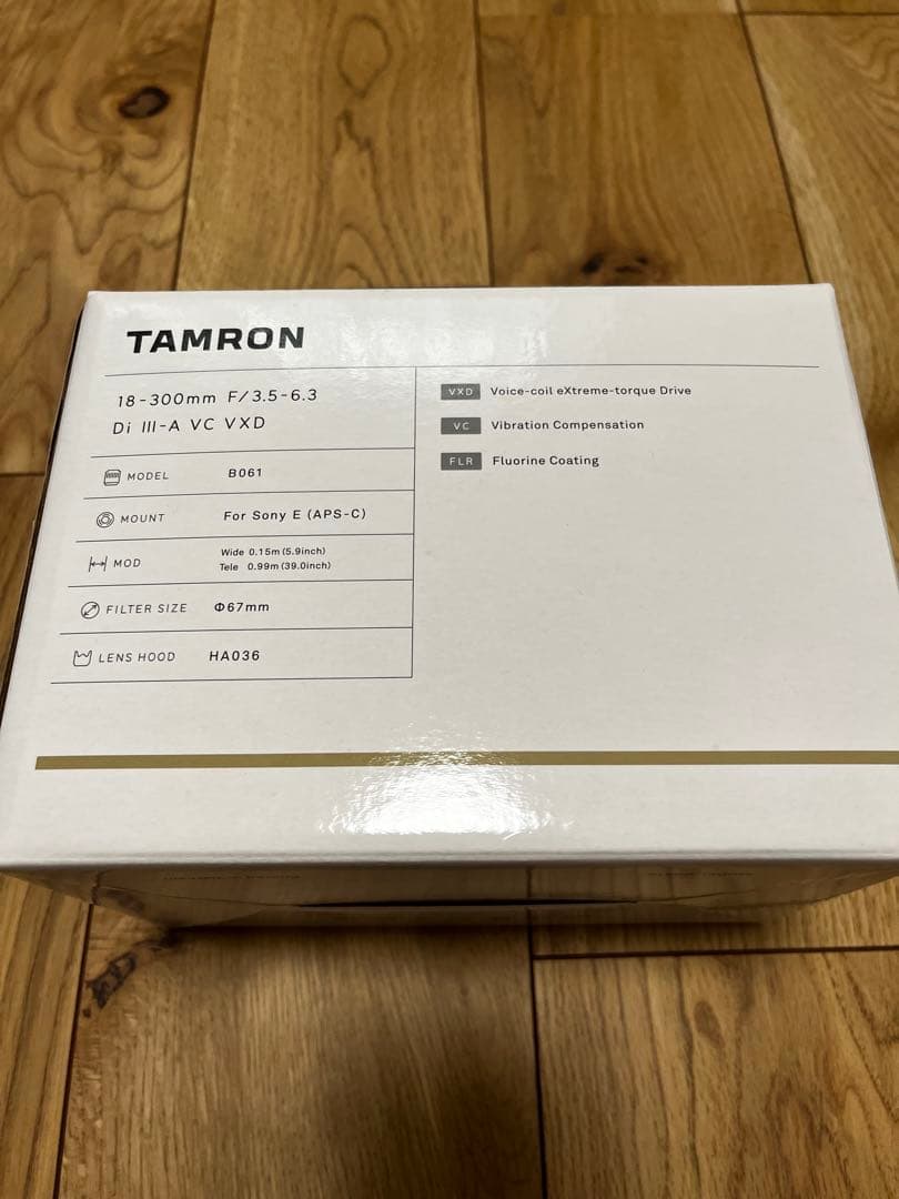 レンズ(ズーム) 18- -300mm F/3.5-6.3 Di III -A VC VXD