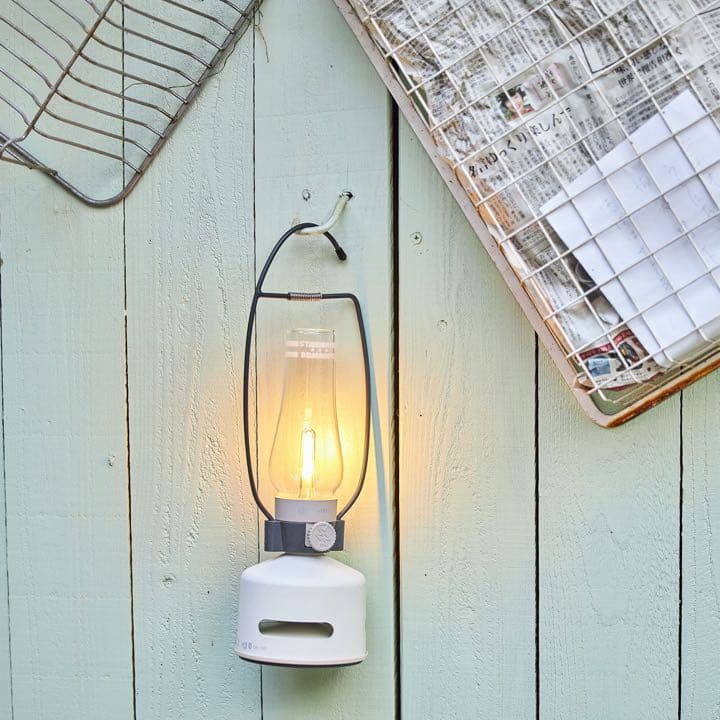 MoriMori LED ランタンスピーカー S ホワイト