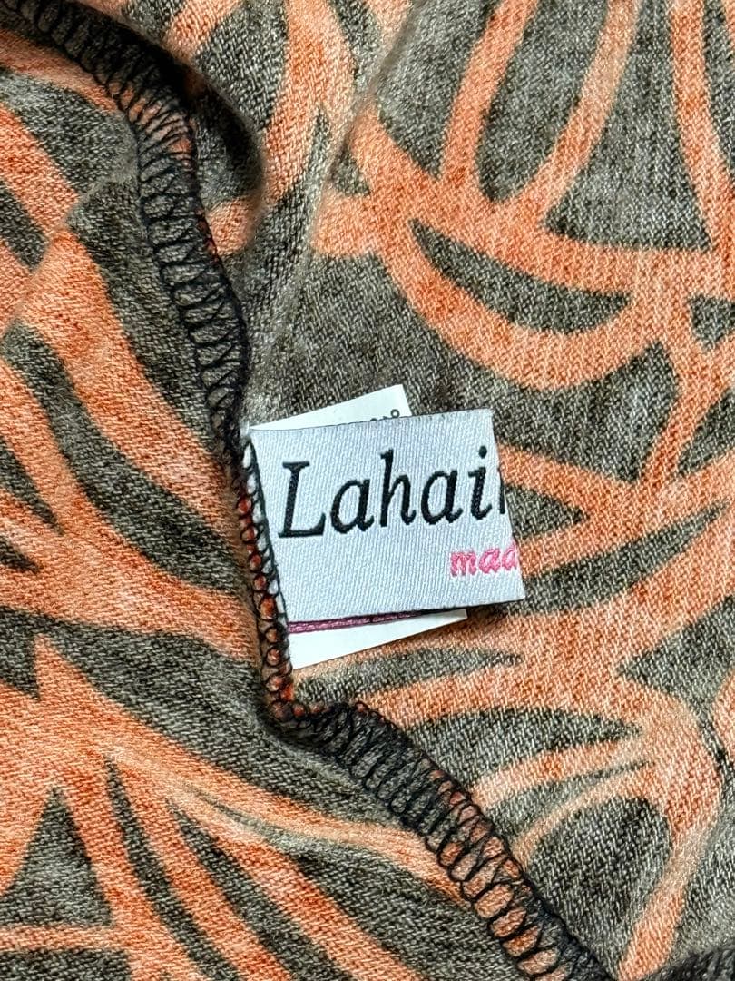 Lahaina vivi アロハ　ハワイ　冬　ドレス　黒　赤　衣装　Lサイズ