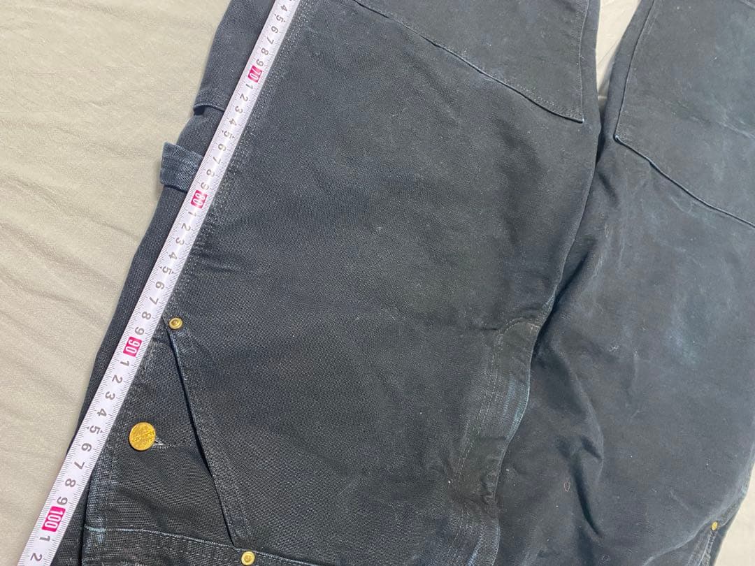 ひ*ろ様 Carhartt ブラックオーバーオール　カーハート　つなぎ