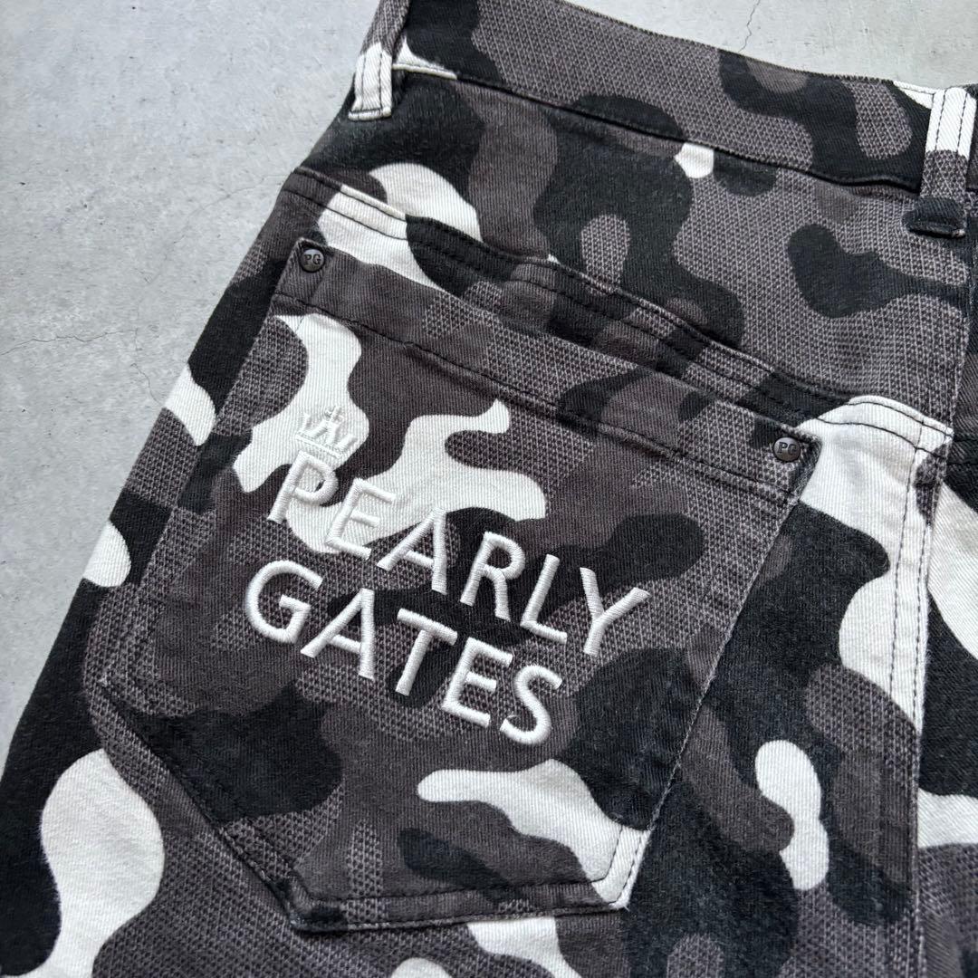 PEARLY GATES カモフラ迷彩総柄 ストレッチロングパンツ 30周年記念