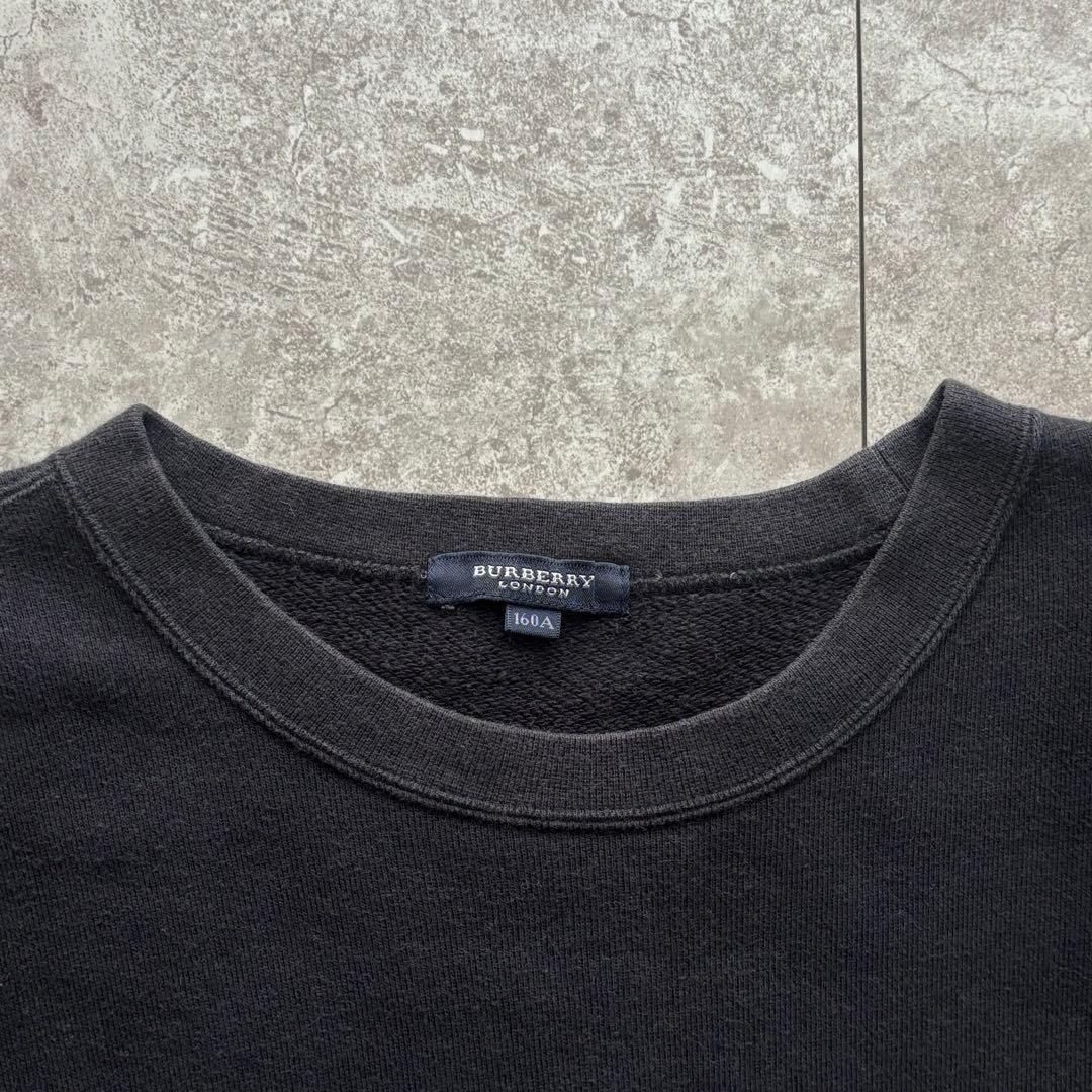 Burberry London 長袖　トレーナー　ノバチェック　ブラック