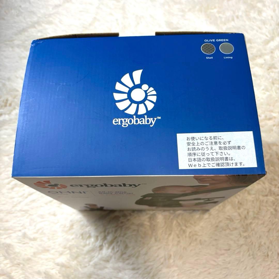 美品 エルゴベビー オムニブリーズ 抱っこひも オリーブグリーン 箱・説明書付き