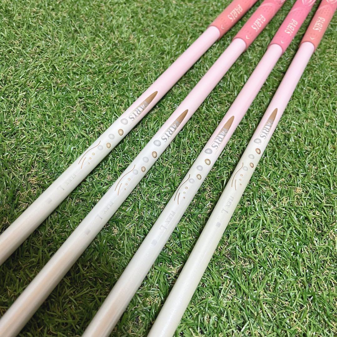 PARIS 初心者に優しいセット かわいい レディースゴルフクラブ8本セット