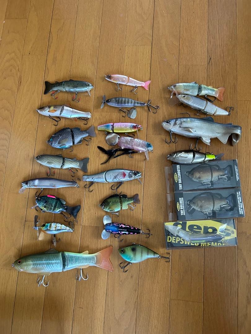 バス釣り　引退セット　レア品あり　ルアーセット　デプス