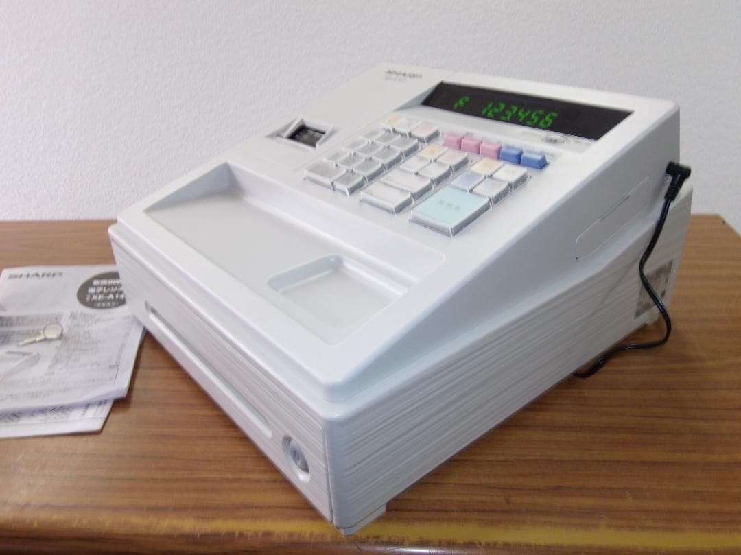 設定無料 SHARP XE-A147-W 2021年製 レジスター 250429