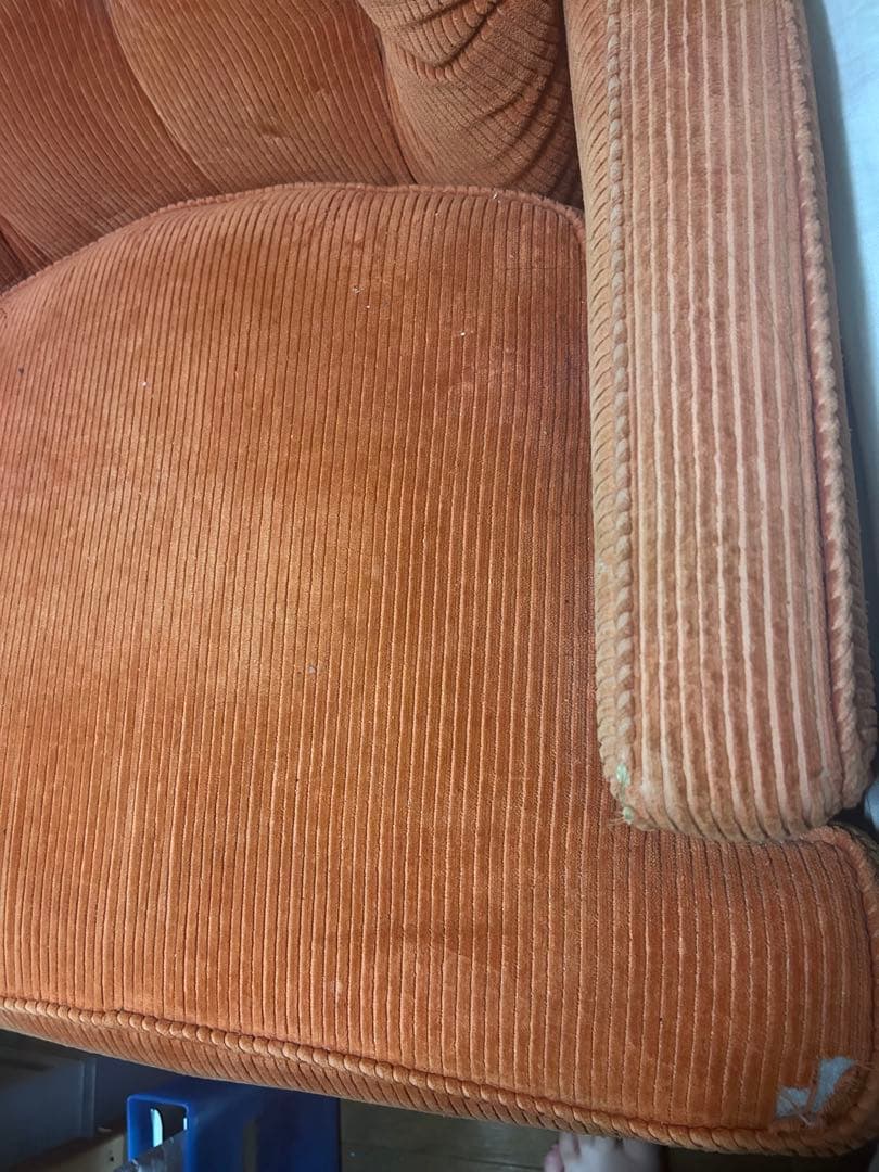 アメリカヴィンテージ家具 1人がけソファ オレンジ