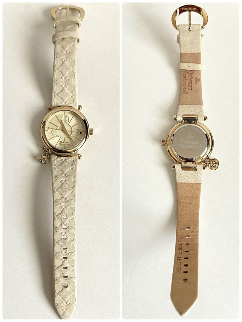 Vivienne Westwood レディース 腕時計 チャーム アイボリー