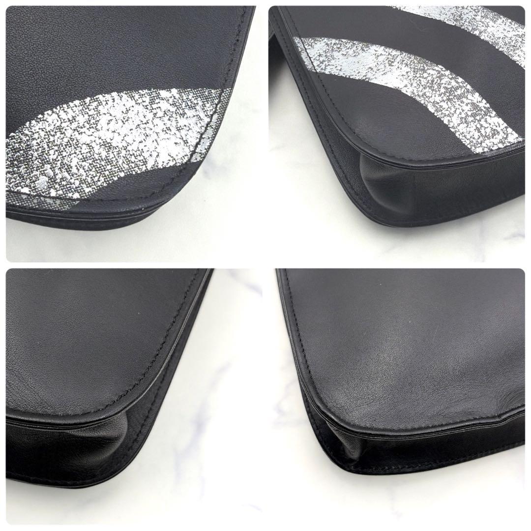 極美品 坂本これくしょん 蒔絵調 ショルダーバッグ 斜め掛け 軽量 会津塗 和装