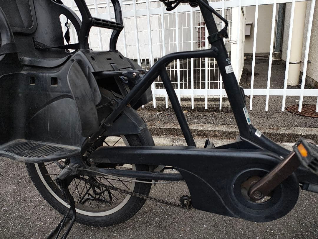 電動自転車　パナソニック　Panasonic 黒　ブラック　子供乗　26インチ