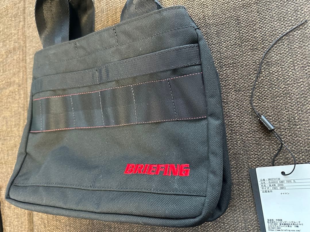 BRIEFING☆TL CLASSIC カートートバッグ☆黒ブラック美品！