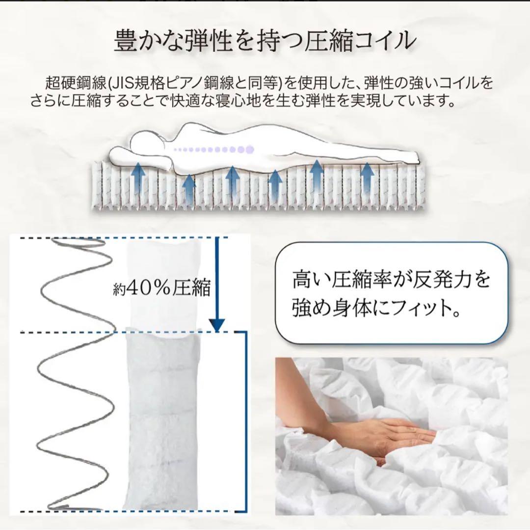 【極美品】Simmons Beautyrestピロートップ仕様 セミダブル送料込