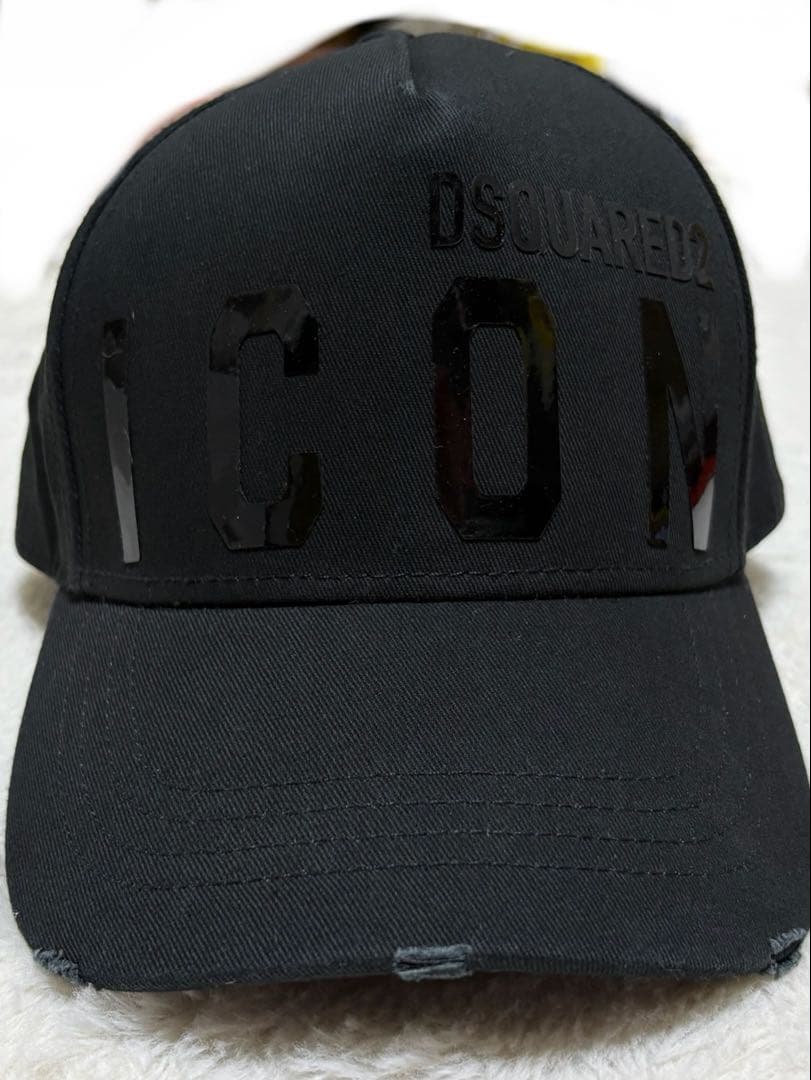 【新品未使用】DSQUARED2ディースクエアード ICON キャップ ブラック