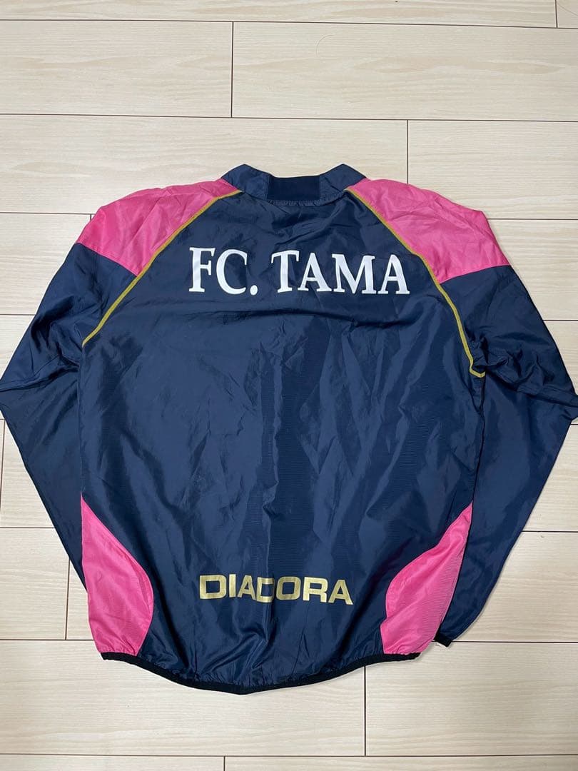 DIADORA FC多摩 セットアップピステ ネイビー Lサイズ サッカー