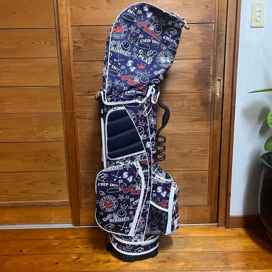 WINWIN STYLE スタンドキャディーバッグ スマイリーデザイン ゴルフ