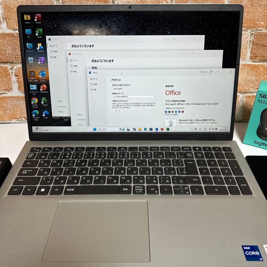 美品DELLノート PC Core i7 SSD 360GB メモリ16GB